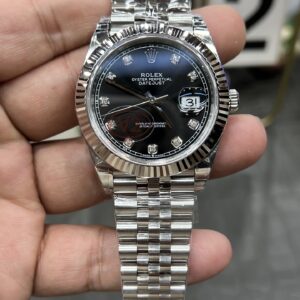 VSF Super Clone Rolex Datejust Black Diamond Dial